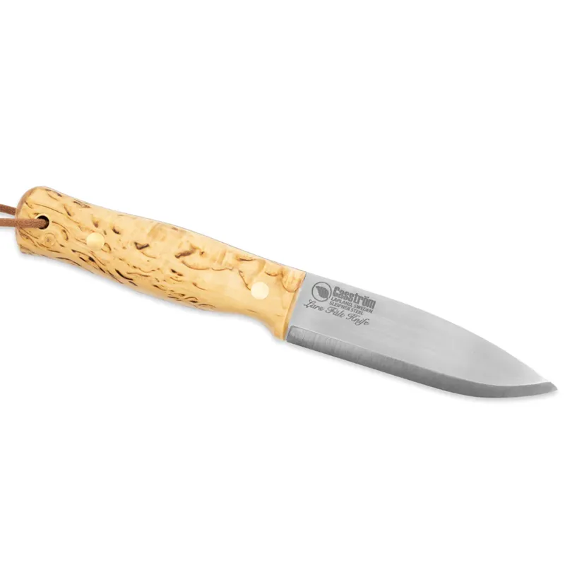 Casstrom Lars Falt Knife Curly Birch Handle Carbon Steel Blade-2